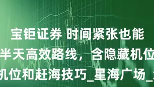 宝钜证券 时间紧张也能玩嗨！大连半天高效路线，含隐藏机位和赶海技巧_星海广场_地质_数字